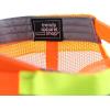 imageTrendy Apparel Shop XXL Oversized Reflective High Visibility Safety Trucker CapNeon Orange