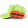 imageTrendy Apparel Shop XXL Oversized Reflective High Visibility Safety Trucker CapNeon Yellow
