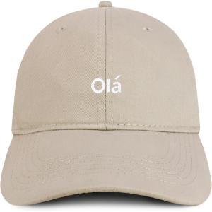 imageTrendy Apparel Shop Ola Embroidered Cotton Unstructured Low Profile Dad HatStone