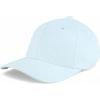 imageTrendy Apparel Shop Plain Faux Suede Leather Adjustable Structured Baseball CapWhite
