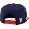 imageTrendy Apparel Shop 6 Panel Structured Baseball Clubs Embroidered Snapback CapAtlanta Navy Red