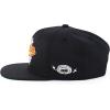 imageTrendy Apparel Shop 6 Panel Structured Baseball Clubs Embroidered Snapback CapHouston Black Black