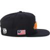 imageTrendy Apparel Shop 6 Panel Structured Baseball Clubs Embroidered Snapback CapHouston Black Black