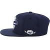 imageTrendy Apparel Shop 6 Panel Structured Baseball Clubs Embroidered Snapback CapNew York Navy Navy