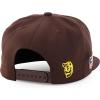 imageTrendy Apparel Shop 6 Panel Structured Baseball Clubs Embroidered Snapback CapSan Diego Brown Brown