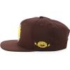 imageTrendy Apparel Shop 6 Panel Structured Baseball Clubs Embroidered Snapback CapSan Diego Brown Brown