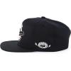 imageTrendy Apparel Shop 6 Panel Structured Baseball Clubs Embroidered Snapback CapSan Francisco Black Black