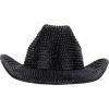 imageTrendy Apparel Shop Rhinestone Studded Bling Western Cowboy Cowgirl HatBlack 1