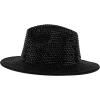 imageTrendy Apparel Shop Rhinestone Studded Bling Western Cowboy Cowgirl HatBlack