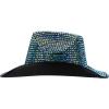 imageTrendy Apparel Shop Rhinestone Studded Bling Western Cowboy Cowgirl HatGreen 1