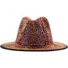imageTrendy Apparel Shop Rhinestone Studded Bling Western Cowboy Cowgirl HatMagenta