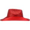 imageTrendy Apparel Shop Rhinestone Studded Bling Western Cowboy Cowgirl HatRed 1