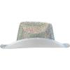 imageTrendy Apparel Shop Rhinestone Studded Bling Western Cowboy Cowgirl HatWhite 1
