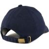 imageTrendy Apparel Shop Thinking Cap Solid Adjustable Unstructured Dad HatNavy