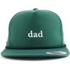 imageTrendy Apparel Shop Dad Embroidered 5 Panel Flatbill Braid Snapback Golf Cap  Spruce