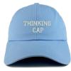 imageTrendy Apparel Shop Thinking Cap Solid Adjustable Unstructured Dad HatSky