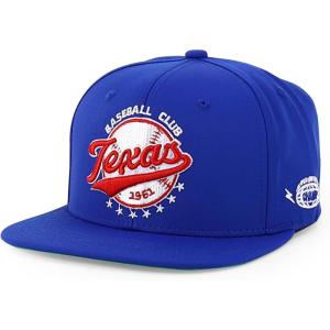 imageTrendy Apparel Shop 6 Panel Structured Baseball Clubs Embroidered Snapback CapTexas Royal Royal