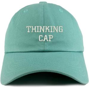 imageTrendy Apparel Shop Thinking Cap Solid Adjustable Unstructured Dad HatMint