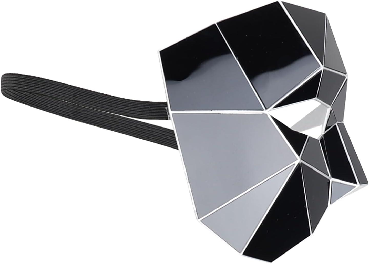 imageTrendy Apparel Shop Mirror Phantom Half Mask Costume AccessoryBlack