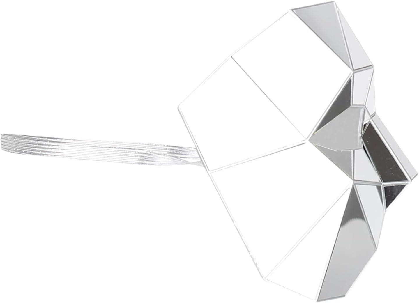 imageTrendy Apparel Shop Mirror Phantom Half Mask Costume AccessorySilver