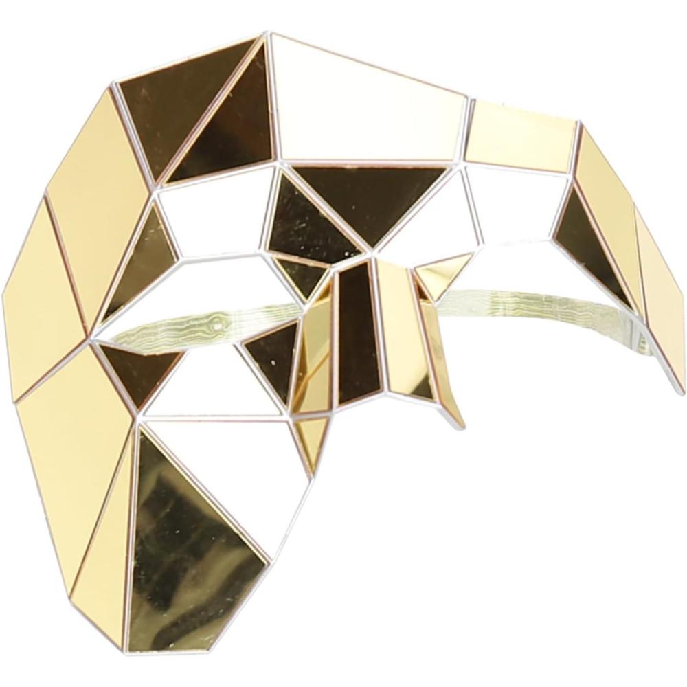 imageTrendy Apparel Shop Mirror Phantom Half Mask Costume AccessoryGold