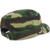 imageTrendy Apparel Shop Plain Castro Flat Top Style Army Cap with PocketCamo