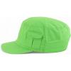 imageTrendy Apparel Shop Plain Castro Flat Top Style Army Cap with PocketLime
