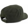 imageTrendy Apparel Shop Plain Castro Flat Top Style Army Cap with PocketOlive