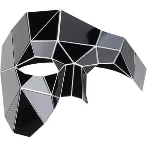 imageTrendy Apparel Shop Mirror Phantom Half Mask Costume AccessoryBlack