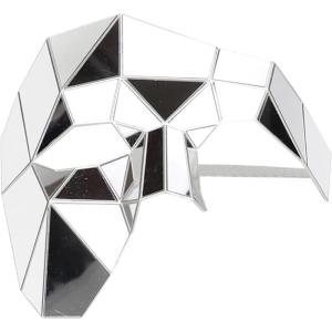 imageTrendy Apparel Shop Mirror Phantom Half Mask Costume AccessorySilver