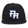 imageTrendy Apparel Shop Puerto Rico Embroidered Round Flat Bill Snapback CapBlack Black 1