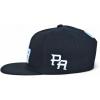 imageTrendy Apparel Shop Puerto Rico Embroidered Round Flat Bill Snapback CapBlack Black 1