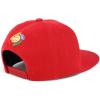 imageTrendy Apparel Shop Puerto Rico Embroidered Round Flat Bill Snapback CapRed Red