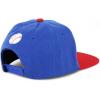 imageTrendy Apparel Shop Puerto Rico Embroidered Round Flat Bill Snapback CapRoyal Red 1