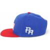 imageTrendy Apparel Shop Puerto Rico Embroidered Round Flat Bill Snapback CapRoyal Red 1