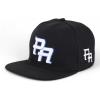 imageTrendy Apparel Shop Puerto Rico Embroidered Round Flat Bill Snapback CapBlack Black 1