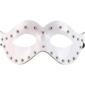 imageTrendy Apparel Shop Half Mask Venetian Masquerade Ball CostumeWhite 1