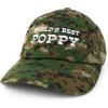 imageTrendy Apparel Shop Worlds Best Poppy Embroidered Soft Crown 100 Brushed Cotton CapDigital Green Camo