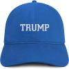imageTrendy Apparel Shop Trump Varsity Font Embroidered Soft Cotton Baseball CapRoyal