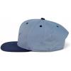 image:imageTrendy Apparel Shop 6 Panel Star Embroidered Flat Bill Snapback CapGrey Navy