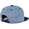 image:imageTrendy Apparel Shop 6 Panel Star Embroidered Flat Bill Snapback CapGrey Navy