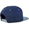 image:imageTrendy Apparel Shop 6 Panel Star Embroidered Flat Bill Snapback CapNavy Grey