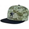 image:imageTrendy Apparel Shop 6 Panel Star Embroidered Flat Bill Snapback CapDesert Camo Black