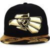 image:imageHecho En Mexico Eagle 3D Embroidered Flat Bill Snapback CapBlack Black 4