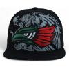 image:imageHecho En Mexico Eagle 3D Embroidered Flat Bill Snapback CapBlack Black 7