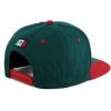 image:imageHecho En Mexico Eagle 3D Embroidered Flat Bill Snapback CapDark Green Red 8