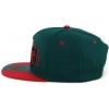 image:imageHecho En Mexico Eagle 3D Embroidered Flat Bill Snapback CapDark Green Red 8