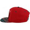 image:imageHecho En Mexico Eagle 3D Embroidered Flat Bill Snapback CapRed Dark Green 6