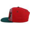 image:imageHecho En Mexico Eagle 3D Embroidered Flat Bill Snapback CapRed Dark Green 7
