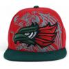 image:imageHecho En Mexico Eagle 3D Embroidered Flat Bill Snapback CapRed Dark Green 7